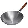 Panela de Cozinha, Panela de Ferro Tradicional, Wok Antigo, Frigideira Antiaderente, Fogão a Gás Sem Revestimento, Adequado para Chefs Domésticos e Comerciais