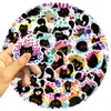 50 Adesivos Originais de Grafite de Gato Preto Orgulhoso Decorativos para Guitarra Caderno Mala DIY à Prova d'Água Atacado Transfronteiriço
