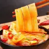 Fideos de Batata Dulce Frescos al Vacío Hechos a Mano de Sichuan para Olla Caliente, Fideos Anchos de Batata Picantes Puros Instantáneos Comerciales para Olla Caliente