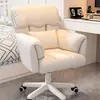 Silla de Computadora para Uso en Casa, Adecuada para Estar Sentado Mucho Tiempo, Dormitorio, Estudiantes Universitarios, Silla de Escritorio con Respaldo, Reclinable, Silla de Oficina, Habitación de Niñas, Silla de Maquillaje