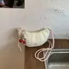 Primavera 2026 Nueva Tendencia Nicho Color Sólido Simple Bolso Dumpling Simple Moda para Viajes Diarios Bolso Cruzado de un Solo Hombro para Mujer