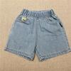 Shorts para niños Verano 2024 Nuevo estilo coreano Populares pantalones de cinco puntos para niños Shorts de mezclilla modernos primavera y verano