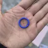 Hebilla de resorte de color, anillo de resorte de aleación de pintura de círculo abierto de metal, cadena para teléfono móvil, cadena para bolso, accesorios hechos a mano