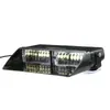Luz de Advertência Embutida para Carro 16 LEDs Luz de Teto Luz Estroboscópica Alta Potência À Prova D'água 12V 3 Tomadas para Acendedor de Cigarros