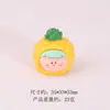 Fruta Li Si Accesorios para Joyería de Resina DIY Llavero Colgante Caja Sorpresa Bolsa Sorpresa Juguetes Pequeños Adornos Pequeños