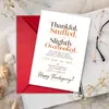 Tarjetas de felicitación de Acción de Gracias de compra directa transfronteriza con motivos de pavo y calabaza, bendiciones navideñas, tarjetas de sobre creativas, lindas y divertidas