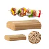 Brochetas de Bambú Desechables Fabricante Pimiento Morro Carne de Res Puesto Queso a la Parrilla Salchicha a la Parrilla Al por Mayor Condado de Menglian Dátiles Rojos Brochetas