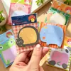Notas Adhesivas Animales Creativas Lindas Ins Estudiantes Premios Adhesivos Dibujos Animados Pequeños Regalos Papelería Regalos para Niños