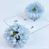 Ventas Directas Transfronterizas Flores de Crisantemo Cola de Fénix Simuladas Decoración de Salón de Bodas Accesorios para Sesiones de Fotos Flor de Pasador Hecha a Mano DIY Materiales Flores Falsas
