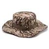 Sombrero de pescador para exteriores de verano, para acampar, para el sol, para pescar y montañismo, protector solar para la jungla, tipo centavo, venta al por mayor.