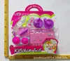 Juguetes para niños vajilla utensilios de cocina casa de juegos mini modelo de comida de simulación juguete tablero portátil 33.5X33x6CM