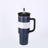 Copo de Gelo de Aço Inoxidável 304 de Grande Capacidade da Amazon Transfronteiriça Copo com Canudo Isolado 40oz para Carro para Homens e Mulheres