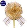 Cross-border cinco linhas fosco neve fio bola flor presente de Natal embalagem organza tridimensional Garland fita fábrica atacado