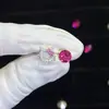 Brincos Kt Cat Huazi para Mulheres Aço Titânio 316 Rosca Externa Empilháveis Studs para Cartilagem da Orelha Brilhantes Fofos Doces Cool Conjunto com Caixa de Presente Cuidado com a Orelha