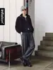 Pantalones Estampados Estilo Old Money para Hombre Jiezhan 26 Otoño Nuevo Retro Japonés Corte Holgado Pantalones Casuales para Hombres y Mujeres