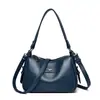 Bolso de hombro nuevo y moderno para mujer, versátil para el trabajo, elegante y con estilo, cuero suave, gran capacidad, adecuado para madres de mediana edad