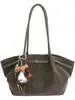 Bolsa Fosca Retrô Simples para Mulheres 2026 Nova Moda Grande Capacidade Bolsa de Ombro/Axila Bolsa de Mão para o Dia a Dia Bolsa Tote