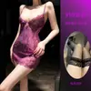 Lencería Sexy para Mujeres Jóvenes, Camisón de Estilo Uniforme, Conjunto Ajustado, Set Pasión Sin Extracción, Tentación Transparente, Estilo Puro Deseo