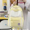 Mochila Japonesa de Alto Valor para Estudiantes de Secundaria y Preparatoria Mochila Fresca Dulce para el Campus Mochila Ligera de Gran Capacidad para Estudiantes de Secundaria y Preparatoria