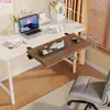 Tablero de extensión de escritorio, escritorio de computadora de oficina, bandeja para teclado, plegable, estante de almacenamiento sin taladro, mesa de extensión de brazo