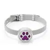 Pulsera de Aromaterapia Pulsera Hebilla para Aceite Esencial Hebilla de Acero de Titanio Reloj Ajustable con Pulsera Árbol de la Vida Fábrica Outlet