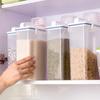 Balde de arroz estilo japonês pote de armazenamento de alimentos secos para cozinha caixa selada à prova de umidade e traças para armazenamento de grãos doméstico