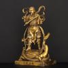 Estatua de Bronce del Emperador Zhentu para Sala de Estar, Altar del Hogar, Empresa o como Deidad Ancestral