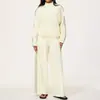 Traje Deportivo de Cuello Alto Transfronterizo Bloque de Color Resistente al Viento con Cremallera Conjunto de Fitness Secado Rápido Transpirable Traje Casual para Exteriores 3616