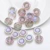 14 MM redondo buraco médio Hawaiian flor pingente de cristal DIY artesanal frisado pulseira colar de telefone móvel cadeia jóias cabelo