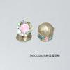 Rinestones Octagonales Corte Rosa para Uñas Dongzhou de 8 mm, Cristal Brillante Diamante de Imitación al por Mayor Accesorios para Aretes DIY