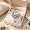 Broche de tulipa de diamante completo feminino flor corpete casaco casaco pin terno acessórios lenço de seda fivela pin liga pin