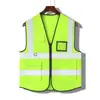Chalecos Reflectantes Personalizados para Sitios de Construcción, Chalecos de Seguridad Nocturna, Uniformes de Conducción, Uniformes de Tráfico, Uniformes de Trabajo de Construcción y Saneamiento con Impresión de Logo