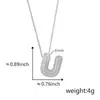 Colgante de letra inglesa 26 con incrustaciones de circonita de cobre transfronterizo, letra gruesa de moda popular, accesorios DIY al por mayor