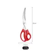 Tijeras de Barbacoa de Acero Inoxidable para Cocina Personalizadas, Tijeras Multifuncionales para Cortar Filetes de Bistec y Pollo, Set Especial para Cortar y Sujetar Alimentos