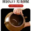 Tarro de Sal de Cerámica de Arcilla, Tarro para Manteca, Olla de Aceite de Diámetro Grande con Tapa, Tarro de Cerámica, Resistente a Altas Temperaturas, para Aceite de Chile, Tarro de Almacenamiento para Cocina