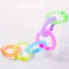 Tubos Pop para Niños y Adultos que Brillan en la Oscuridad, Tubos Fidget, Juguetes Sensoriales Fidget Coloridos, Juguetes para Aliviar la Ansiedad y el Estrés, Recuerdos para Fiestas