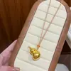 Oro de Arena Vietnamita Color Oro Antiguo Sólido Colgante de Calabaza Nuevo Estilo Chino Collar de Calabaza Fulu Cadena de Suéter Ajustable