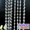 Cortina de Fio com Contas de Novo Estilo para Decoração de Casamento, Fio de Cristal para Decoração de Teto de Local de Casamento, Corrente de Divisória de Cortina de Cristal para Porta e Janela