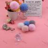 Ventas Directas de Fábrica Bola de Piel de Visón de Imitación de 3Cm6Cm Hecha a Mano DIY Ropa Almohada Manta Bolso Sombrero Accesorios Decorativos