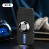 Mini spinner antiestrés, encendedor a prueba de viento, creativo y personalizado, recargable, popular en línea, regalo perfecto para novio, disponible para dropshipping