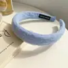 Faixa de Cabeça com Coroa Alta para Mulheres, Novo Estilo com Toque de Luxo, Faixa de Cabelo Larga Versátil para Sair, Acessório de Cabelo para Lavar o Rosto