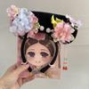 Banda para el cabello con bandera noble, accesorios para el cabello de palacio antiguo, tocados, diadema para niñas, tarjeta para el cabello, ropa Han antigua