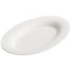 Plato de Pescado con Cuentas para Uso Doméstico Modelo Nuevo 2026 Moderno Exquisito de Gama Alta Plato para Pescado al Vapor Plato Oval de Cerámica Blanca con un Toque Premium
