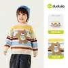 Novedades el 31 de agosto 15% de descuento Anti-pillingSuéter infantil Dudu para niños, cálido para invierno