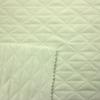 Tela de doble cara jacquard de capa de aire tejida por trama, acolchada de seda, jacquard 3D diamante de capa de aire, tela para ropa