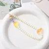Cuentas como Joyería Nuevas Cuentas Acrílicas Aceite Goteando Dulce Mariposa Accesorios Flor Pulsera de Muñeca Accesorios Corto Teléfono Móvil