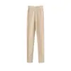 Leggings 100% cachemira pura para mujer, pantalones de felpa adelgazantes de cintura alta, nuevos pantalones moldeadores de color liso versátiles para otoño e invierno