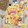 124 Pegatinas de bolsa de expresión facial de emoji de TikTok, lindas de dibujos animados, divertidas, para funda de teléfono, cuaderno, pegatinas impermeables