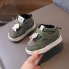 Estoque outono e inverno novos sapatos de bebê dos homens meninas camuflagem sapatilha sapatos de placa fundo macio bebê criança sapatos comércio exterior