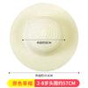 Chapéu de Palha Infantil DIY Pacote de Materiais para Grafite Pintado à Mão Pintura de Jardim de Infância Chapéu em Branco Pintado Colorido Pintado à Mão